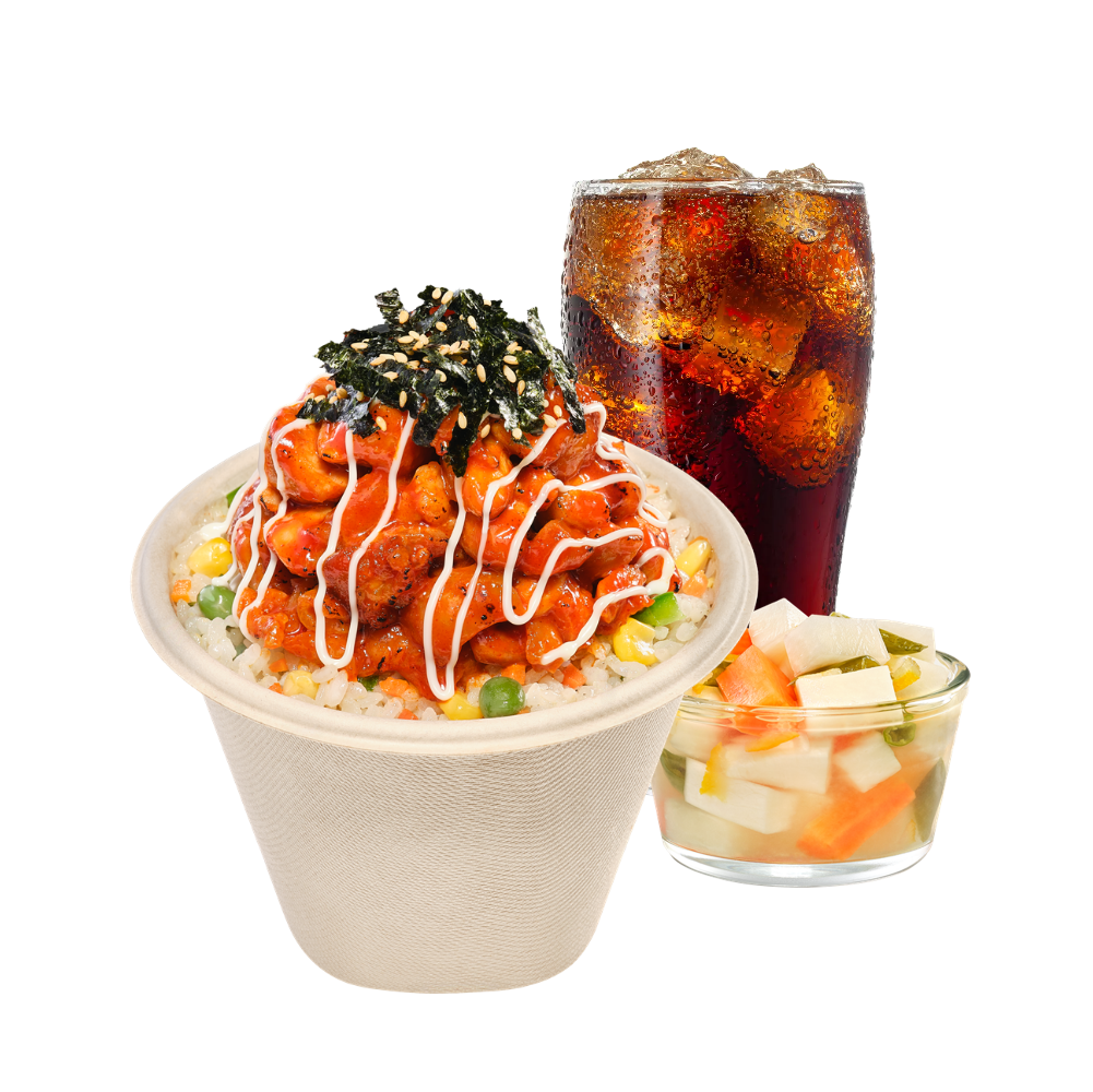 치킨갈비 라이스 SET