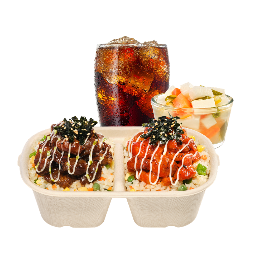SLAM 치킨&갈비 라이스 SET