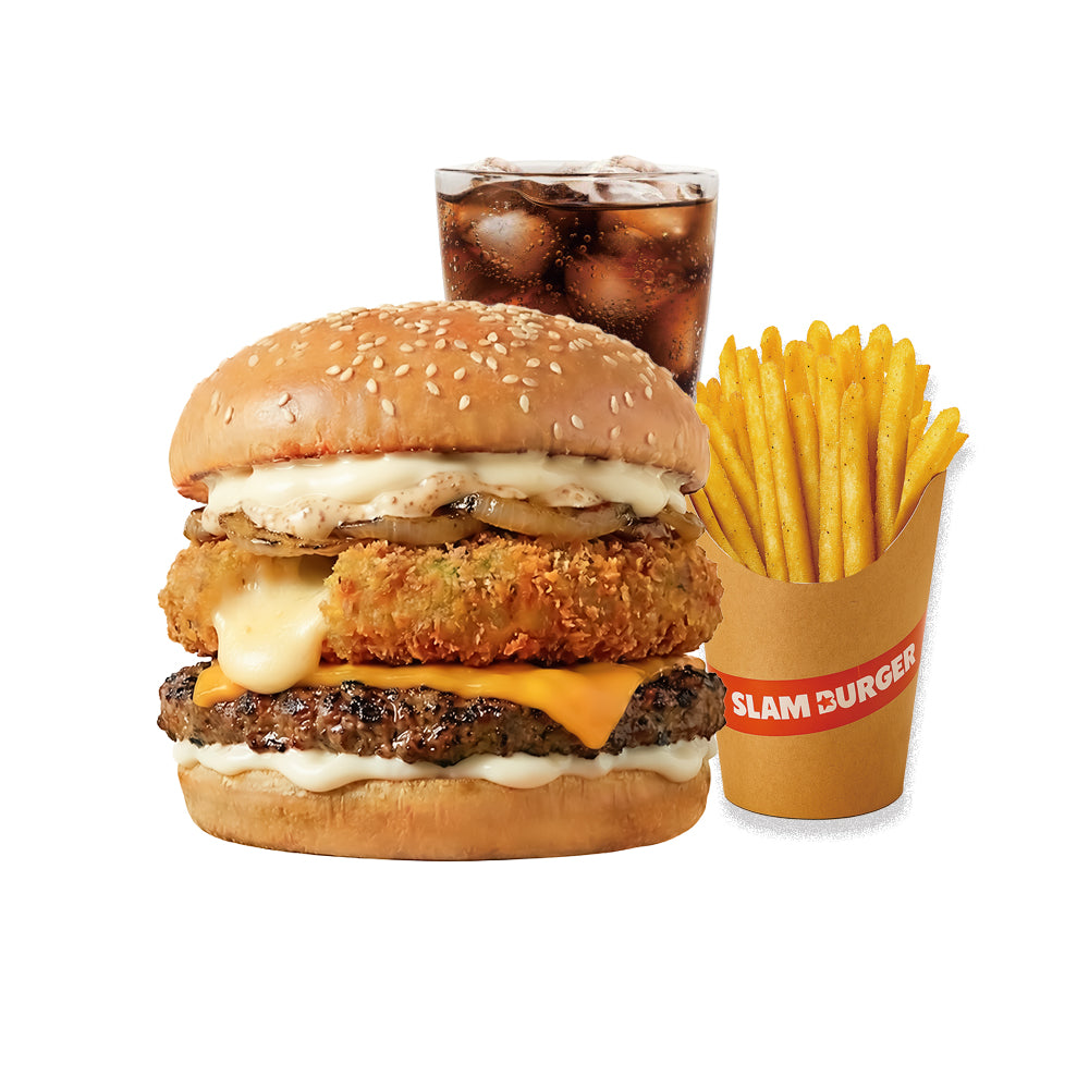 트러플 통모짜 비프 버거 SET