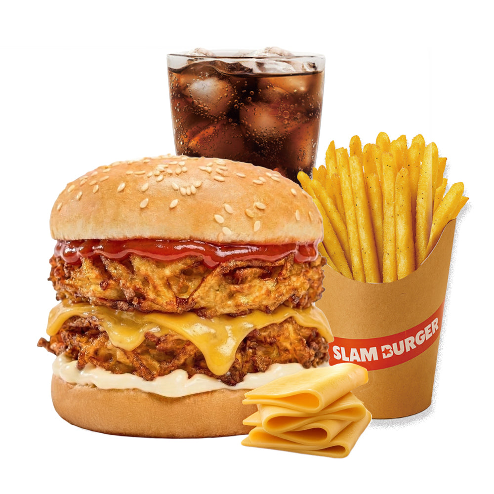 크리스피 치즈 감자버거 SET