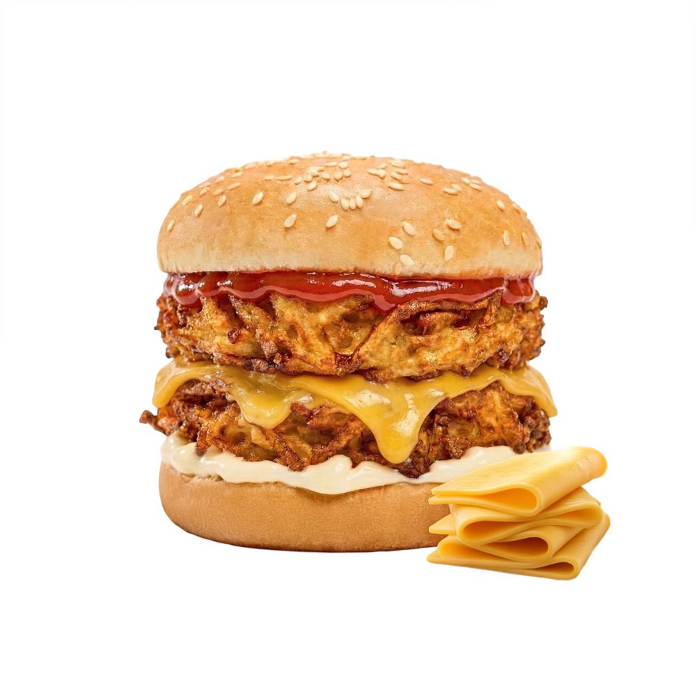 크리스피 치즈 감자버거